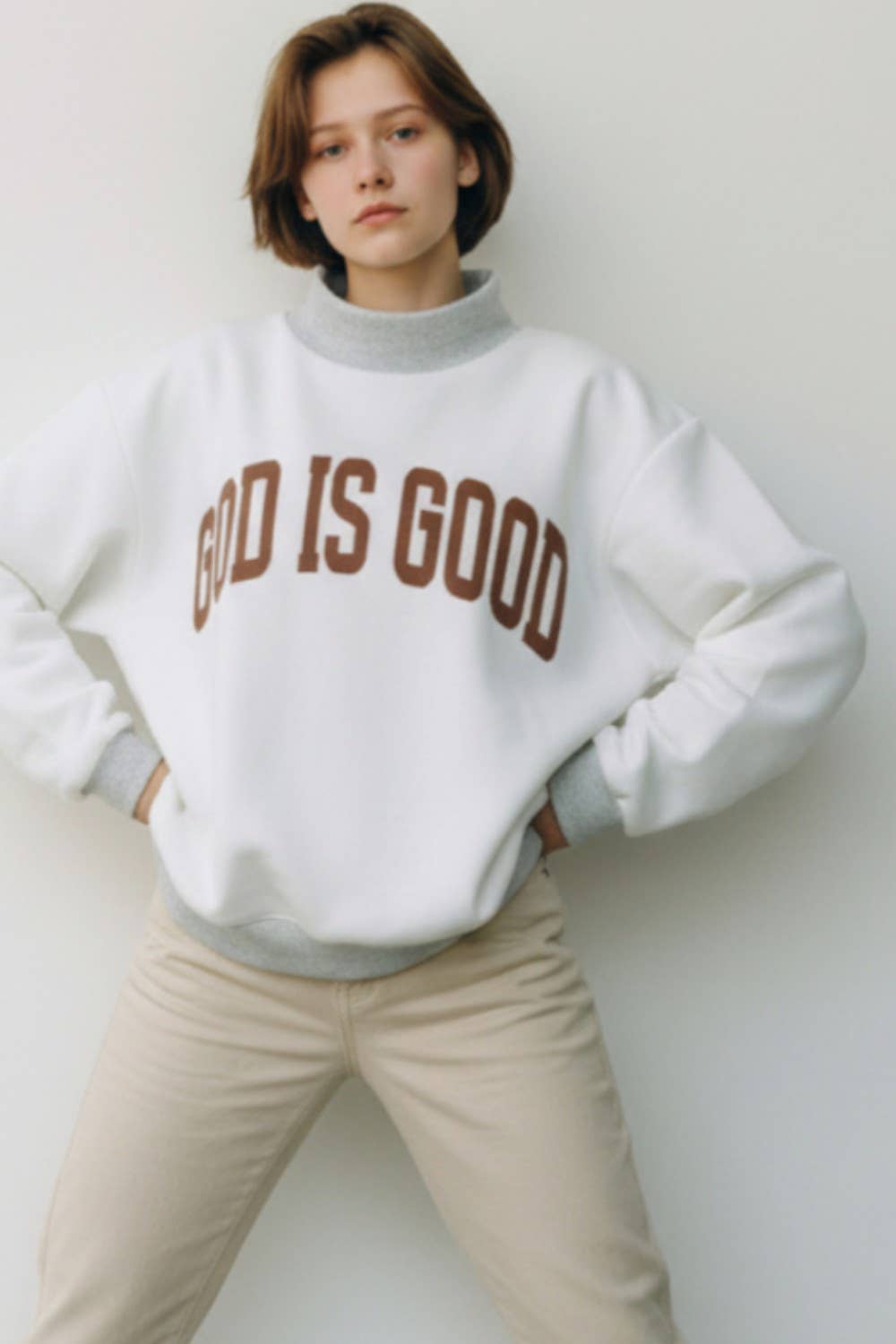 JESUS | 'JESUS & GOD IS GOOD' Reversible Sweatshirt