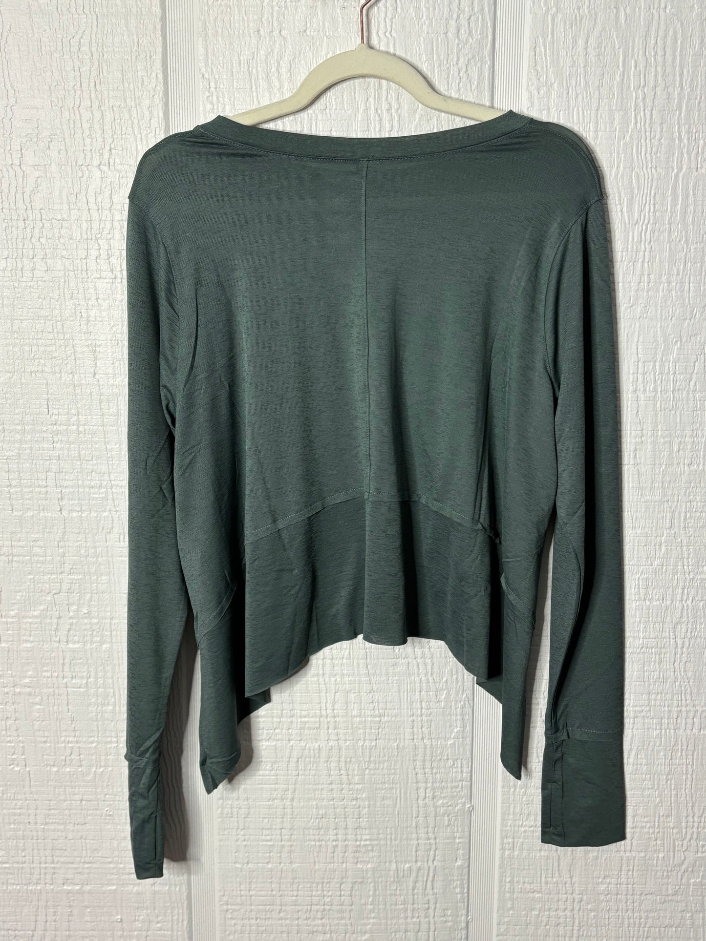 Jade Comfy side slit Top w/thumb holes