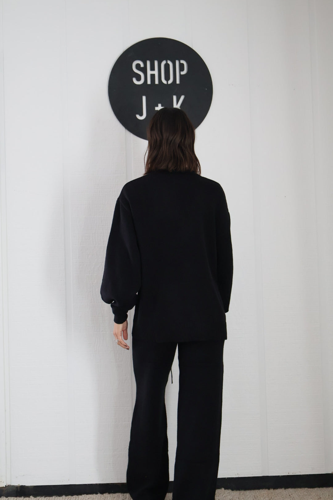 Tie Front Sweater Set