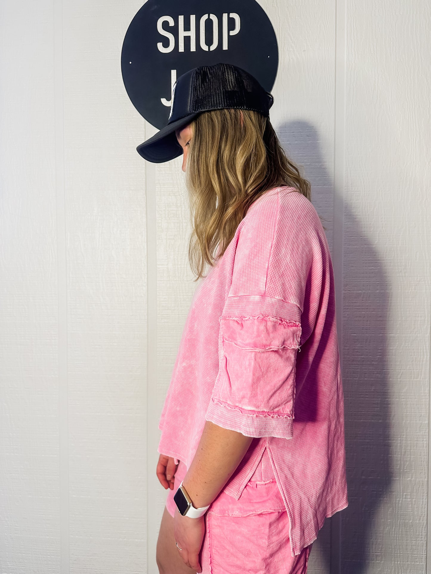 On The Go Waffle Knit Top