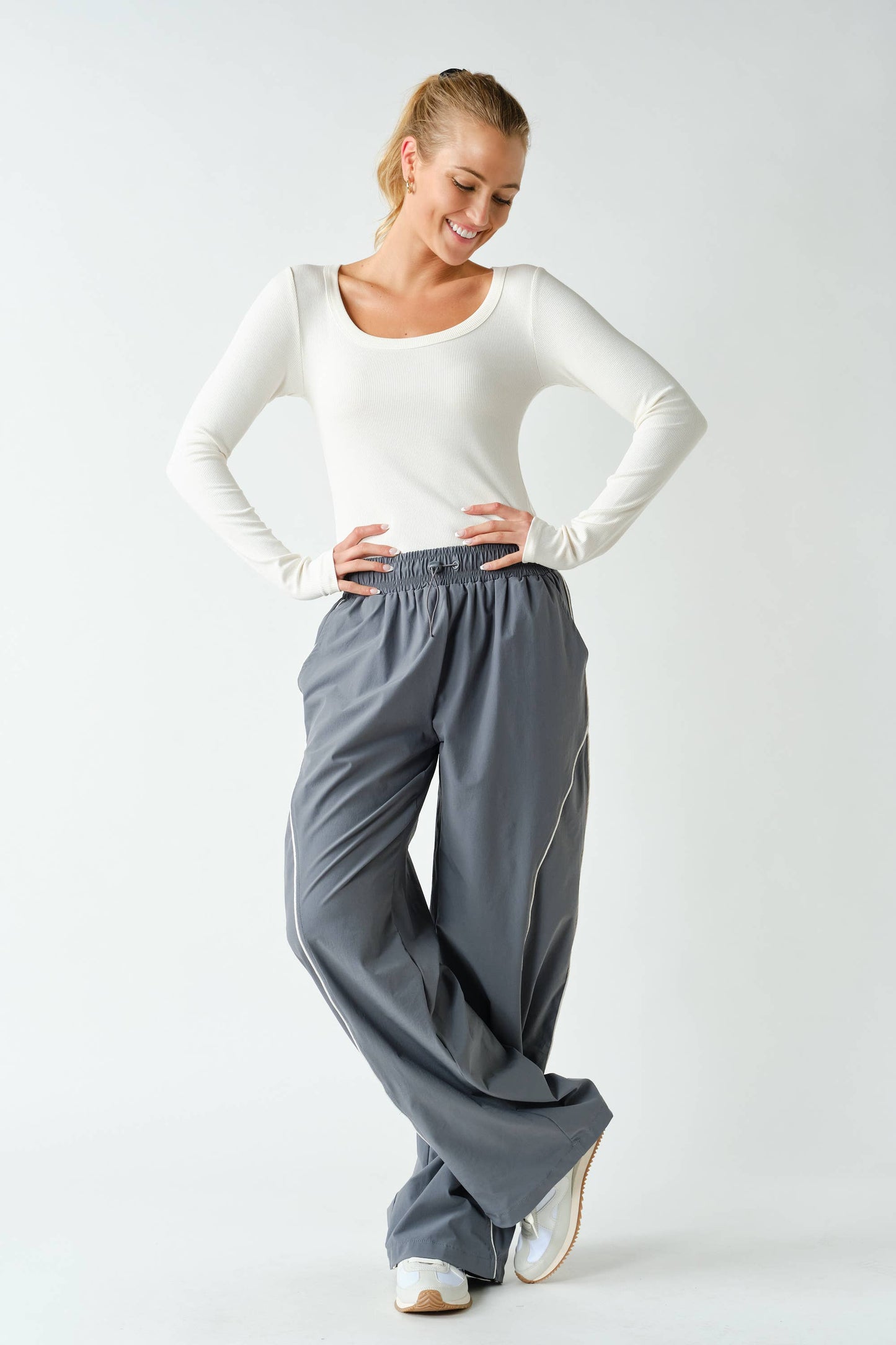 Curved Classic Track Pants