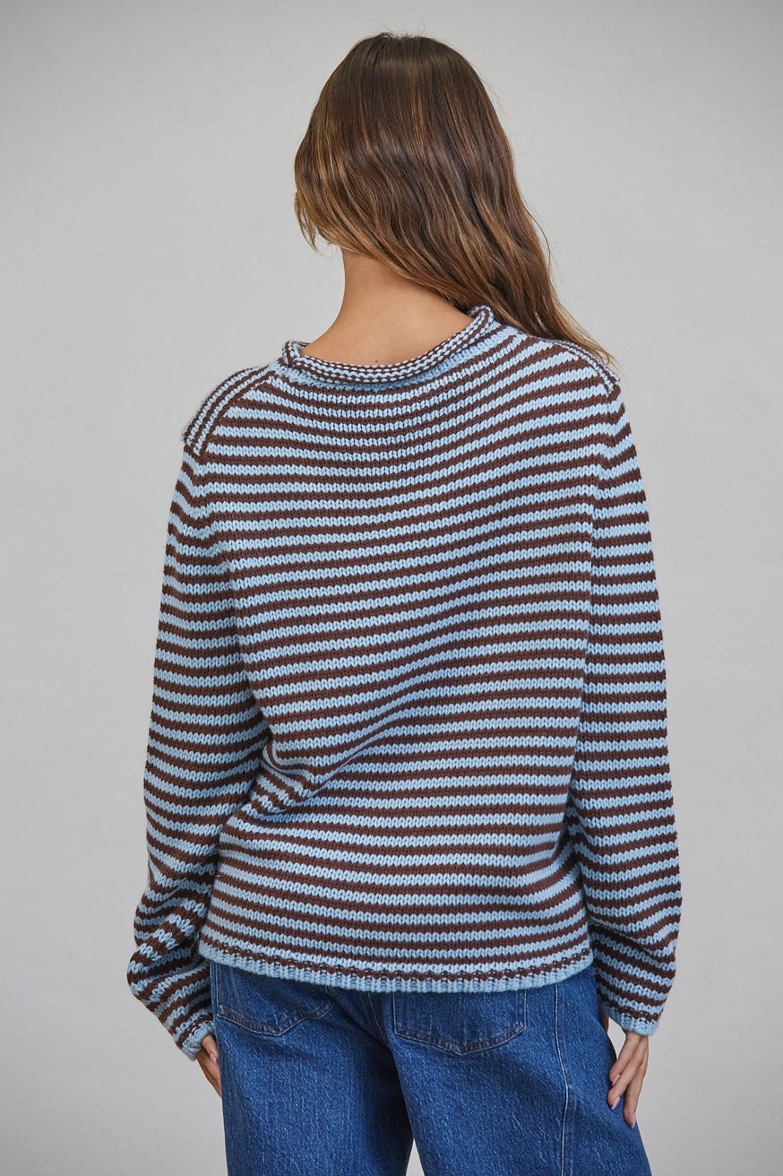 Striped Knit Sweater