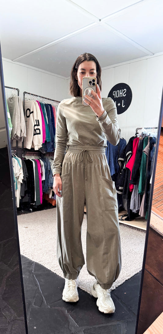 Effortlessly Chic Jogger Set