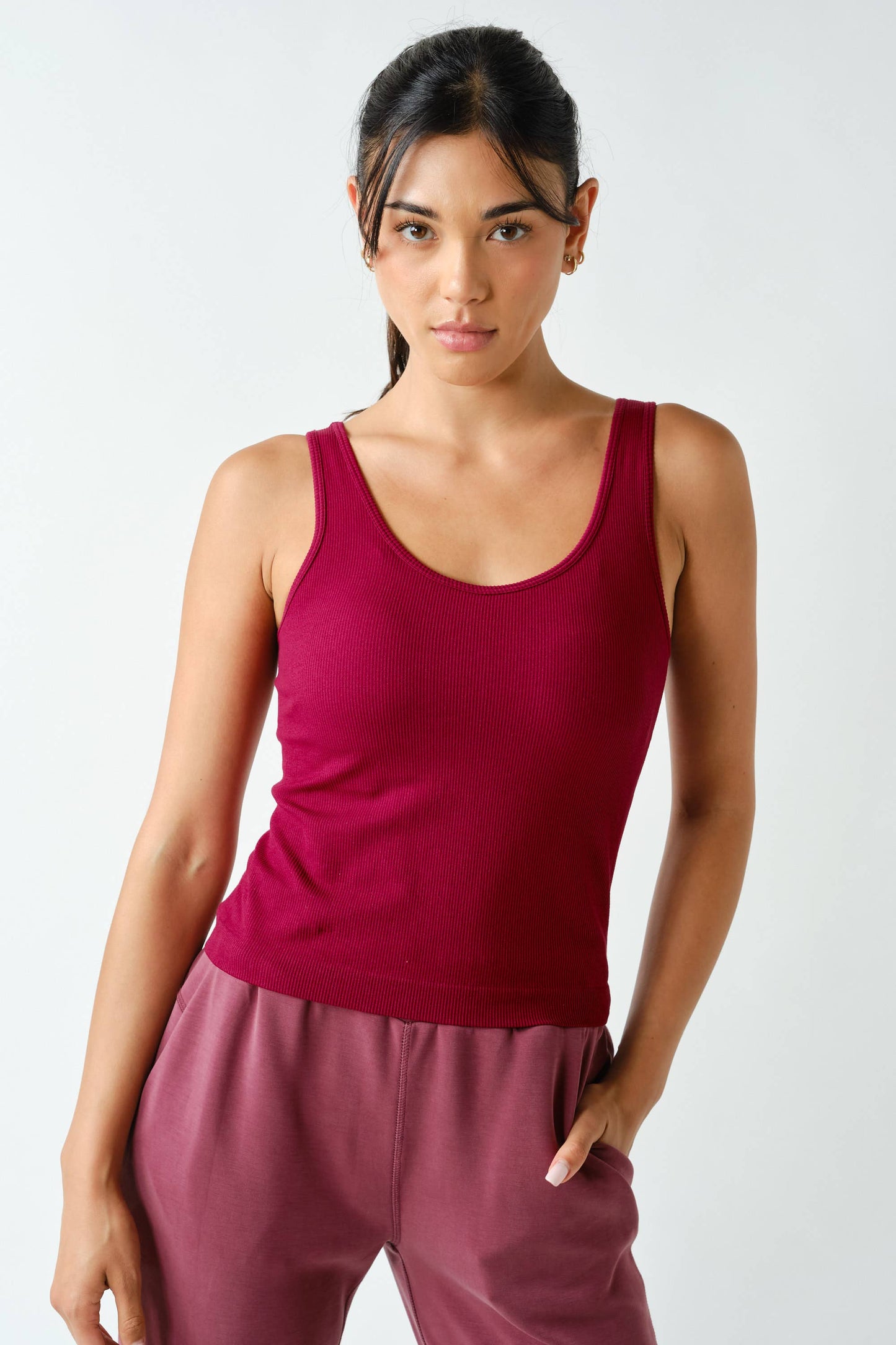 Classic Seamless Ribbed Tank Top