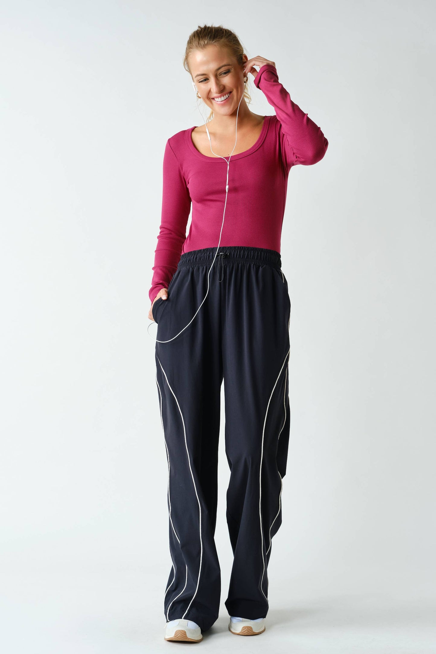 Curved Classic Track Pants