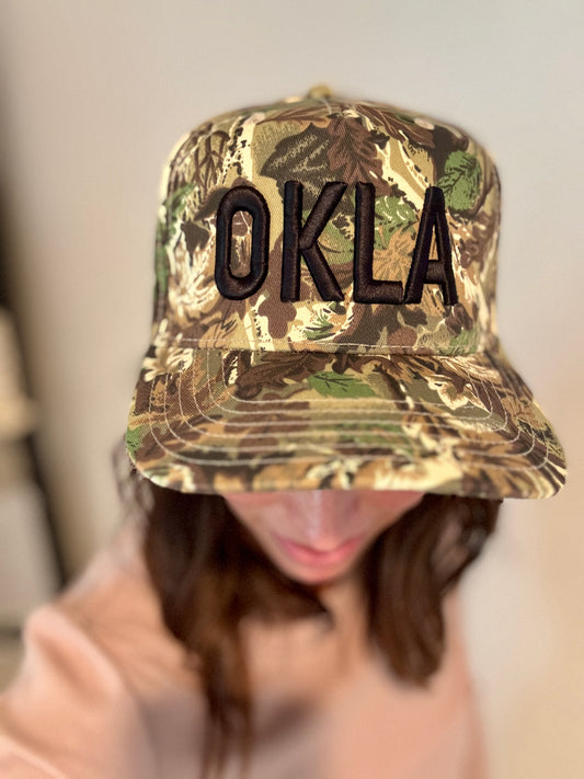 Camo OKLA hat