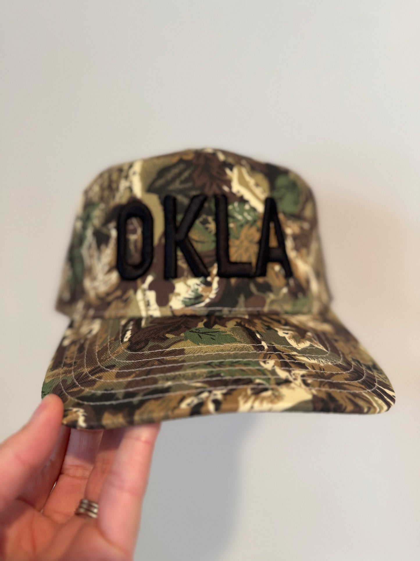 Camo OKLA hat