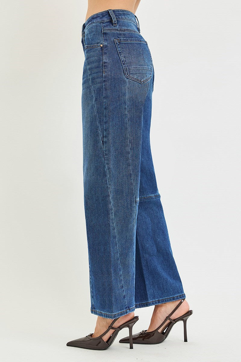 Seamed Barrel Jeans