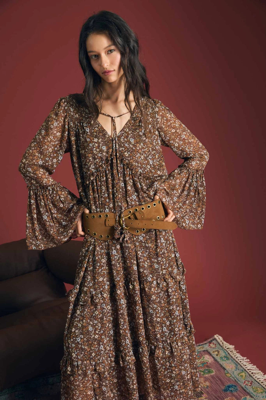 Floral Boho Maxi Dress