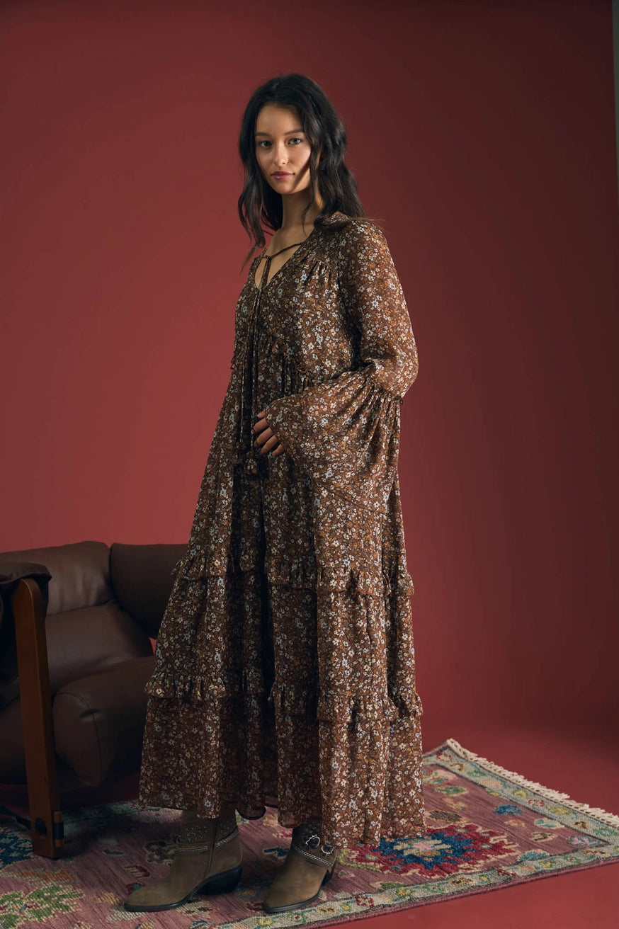 Floral Boho Maxi Dress