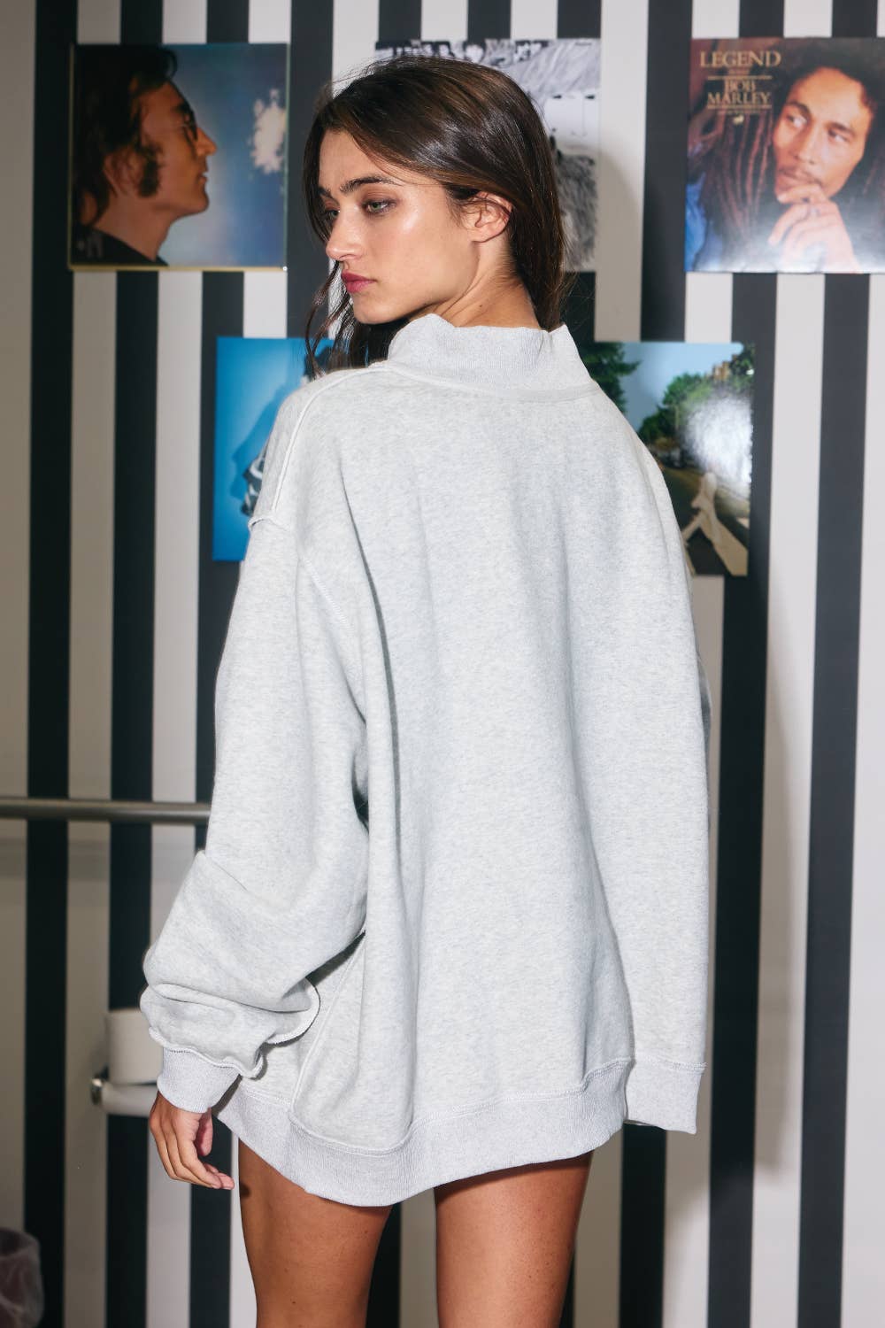 KANSAS 'KANSAS CITY & KC' Reversible Mock-neck Sweats