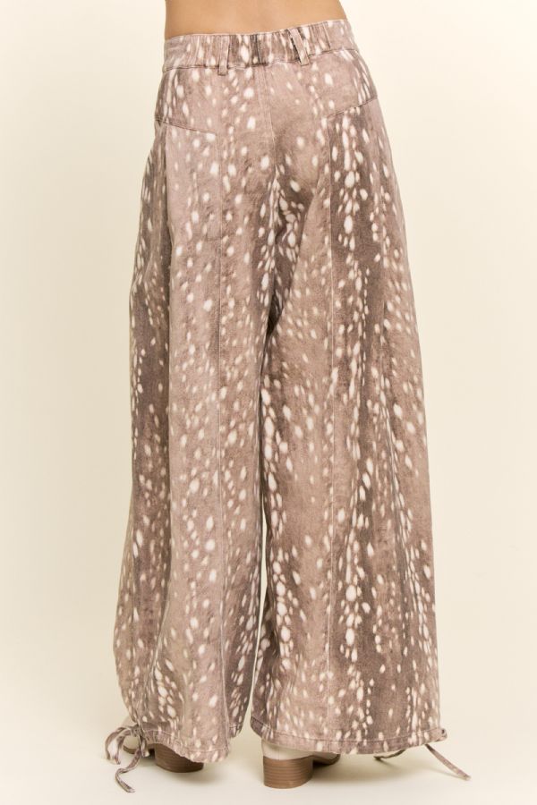 Fawn Print Relaxed Pants