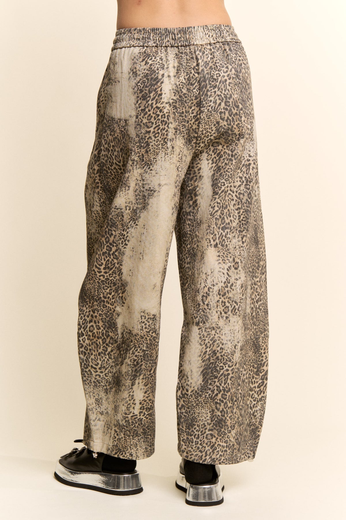 Leopard Print Relaxed Pants
